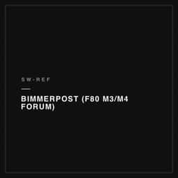 Bimmerpost (F80 M3/M4 forum) source tile