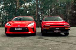 Trade Unique Cars: Red Mist: Toyota GR86 and AE86
