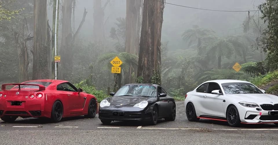 One man's rainy day is another's quiet road